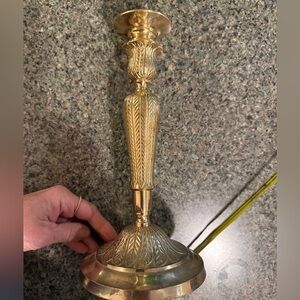 Gold Decorative Candle Holder Accentz. Brass